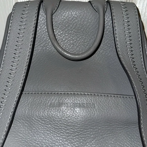 Aimee Kestenberg Gray Leather Backpack - Picture 10 of 13